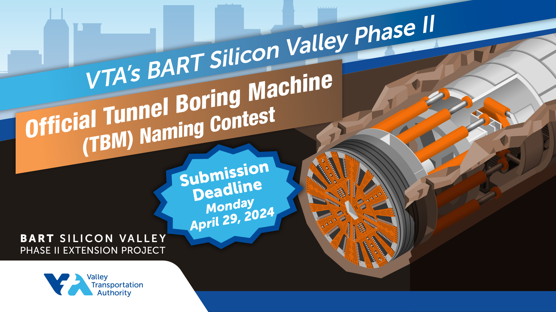 VTA’s Official TBM Naming Contest for the BART Silicon Valley Phase II ...