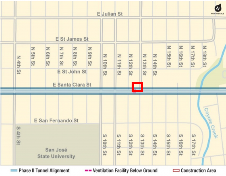 Geotechnical Investigations Work at East Santa Clara Street